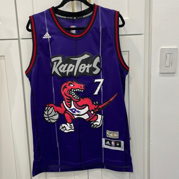 adidas Other - Adidas Hardwood Classics Toronto Raptors Kyle Lowry #7 Throwback Jersey